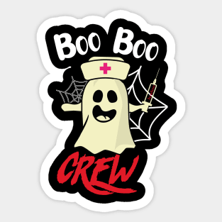 Boo Boo Crew Nurse Sticker